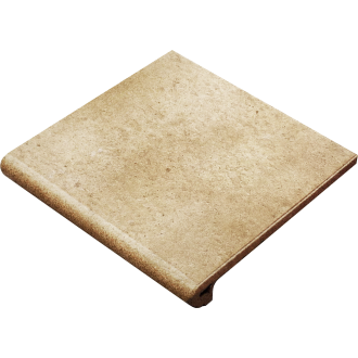 ная плитка Ступень фронтальная Rounded Stair-tread Beige 33*33