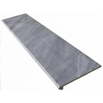 ная плитка Ступень фронтальная Tibet Round. Gris 33x120