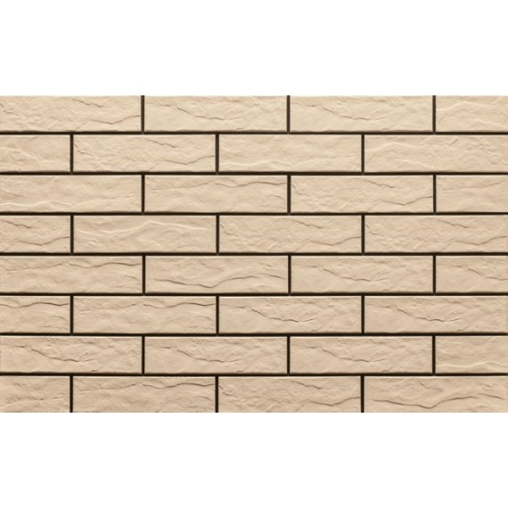Клинкер ная плитка 9737 Elewacja rustico krem 24,5х6,5х0,65
