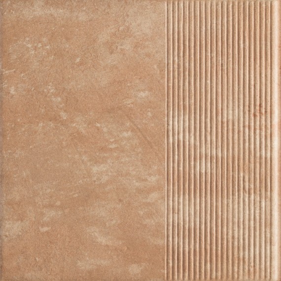 Клинкер ная плитка Ilario Beige Stopnica Prosta 30х30