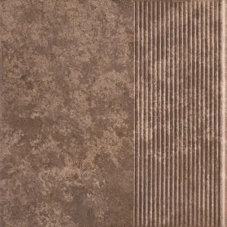 ная плитка Ilario Brown Ступень простая MAT 30х30