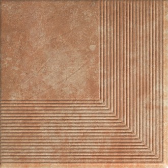 ная плитка Ilario Ochra Ступень угловая MAT 30х30