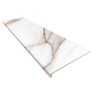 ная плитка Marbles Calacatta Peldano Recto 33x120