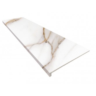 ная плитка Marbles Calacatta Peldano Recto 33x120