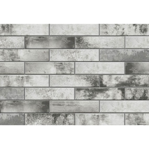 Клинкер ная плитка Piatto Gris структурная 7.4x30
