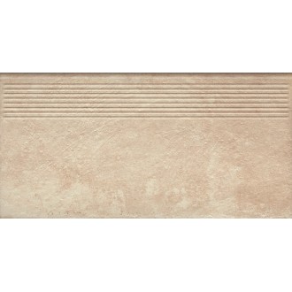 Scandiano Beige Ступень простая структурная 30х60