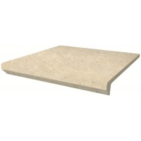 Scandiano Beige Ступень простая с капиносом структурная 30х33