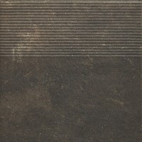 Scandiano Brown Ступень простая структурная 30х30