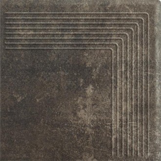 Scandiano Brown Stopnica Narozna 30x30