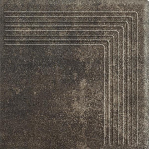 Клинкер ная плитка Scandiano Brown Stopnica Narozna 30x30
