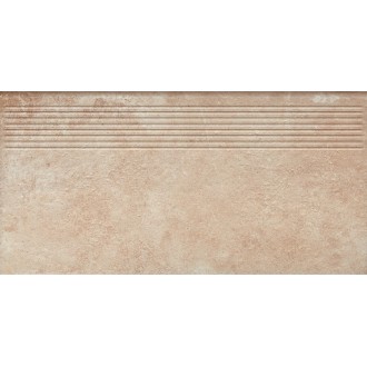 Scandiano Ochra Ступень простая структурная 30х60