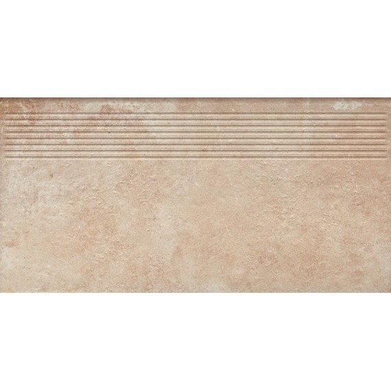 Клинкер ная плитка Scandiano Ochra Ступень простая структурная 30х60