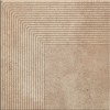 Scandiano Ochra Ступень угловая структурная 30х30