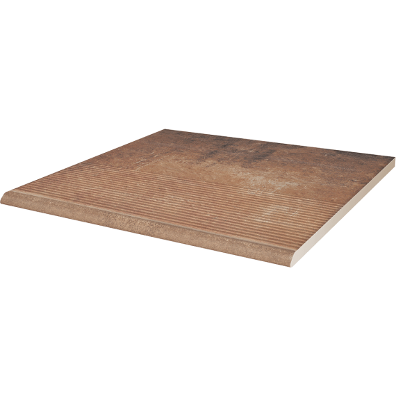 Клинкер ная плитка Scandiano Rosso Stopnica Prosta 30x30