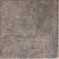 ная плитка Viano Grys Ступень угловая MAT 30х30