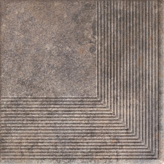 ная плитка Viano Grys Ступень угловая MAT 30х30