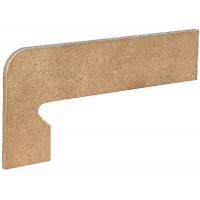 ная плитка ZANQUIN VEGA OCRE IZDA. левый 395x175x7,5