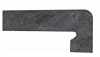 ная плитка Zanguin METALICA BASALT DERECHA правый 39.5x17.5