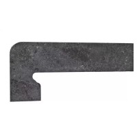 ная плитка Zanguin METALICA BASALT IZQUIERDA левый 39.5x17.5