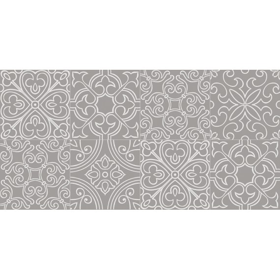 Керамическая плитка 00-00003161 Плитка Декор Incisio Grey 31.5x63