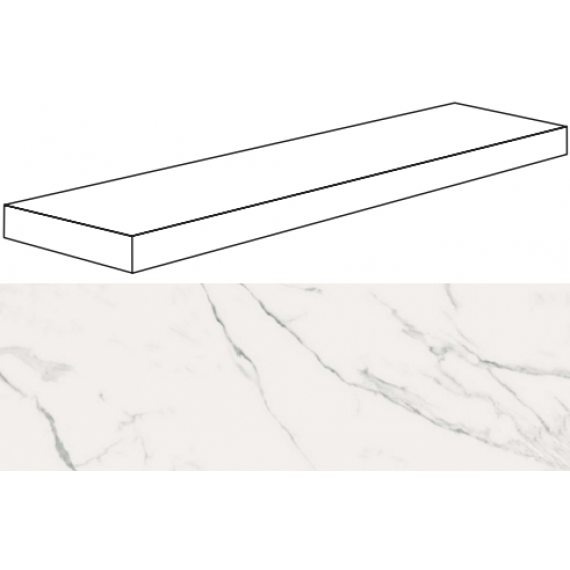 Ступени 0000889 SENSI STATUARIO ULTRA ANG.GRAD DX 32x120
