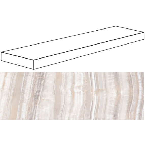 Ступени 0000890 SENSI ONICE BEIGE ANG.TOP DX 32x120