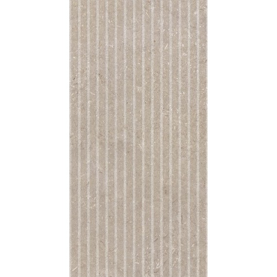 Керамогранит 005498 Керамогранит Shellstone Taupe Rigat-One 3D 60x120