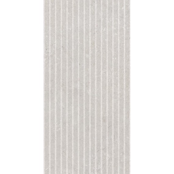 Керамогранит 005505 Керамогранит Shellstone Bianco Rigat-One 3D 60x120