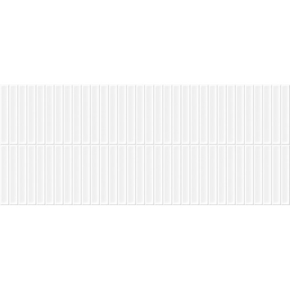 Керамическая плитка 010100001522 Плитка Simply white 01 рельеф 25х60