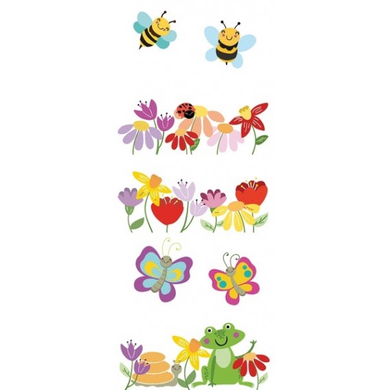 Керамическая плитка 06-01-1-52-05-01-3028-0 Плитка Kids Flora 40х100