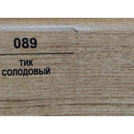 Плинтус 089 Тик солодовый 83мм