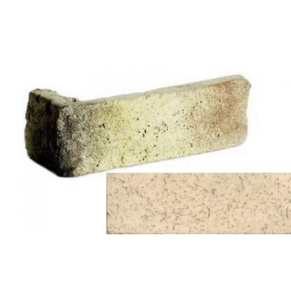 Искусственный камень 1-20-00 Кирпич фасадный Угловой элемент 19х6.5х11