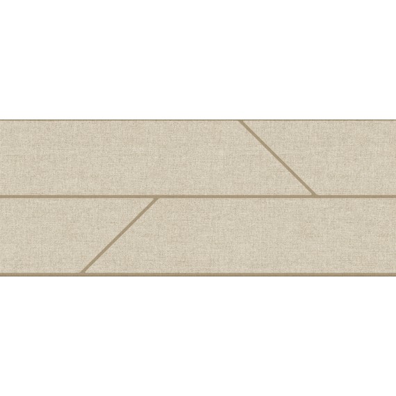 Керамическая плитка 100337365 Плитка Tailor Taupe Deco 59,6x150