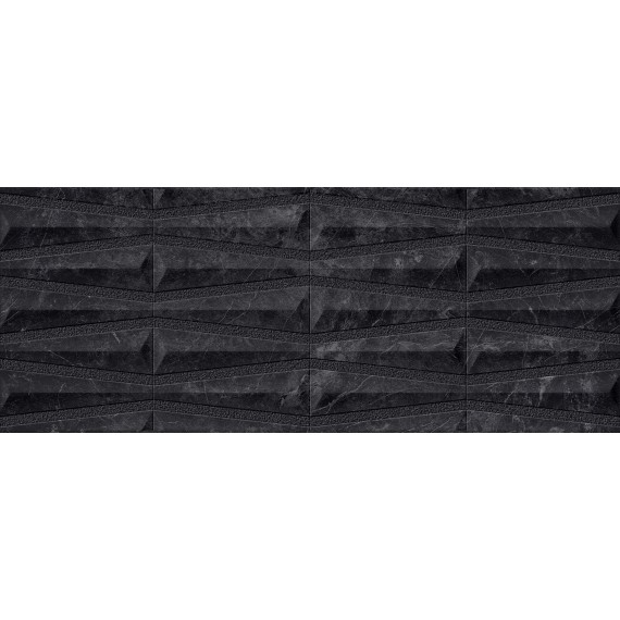 Керамическая плитка 100354913 Плитка Deco Nero Velluto 59.6х150