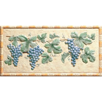 1009571 Formella Grappoli Giallo 20х40