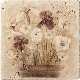 1009719 Inserto Travertino 20x20