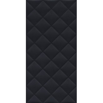 11136R Плитка Тропикаль чёрный структура обрезной 30х60