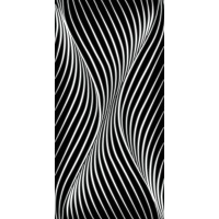 11282R Плитка Коррер чёрный глянцевый структура обрезной 30x60x1