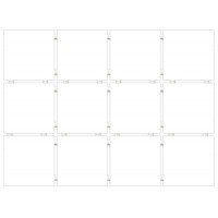 1146H Керамогранит Конфетти белый блестящий полотно 29,8х39,8 из 12 частей 9,8х9,8