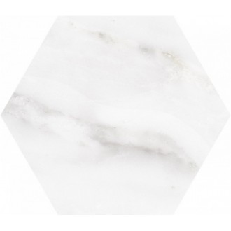 114702 LOVE AFFAIRS CALACATTA HEXAGON 20x23