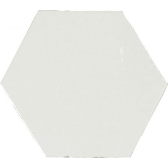 122078 ZELLIGE HEXA WHITE 10,8x12,4
