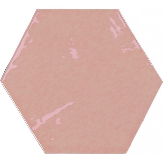 Керамическая плитка 122082 ZELLIGE HEXA PINK 10,8x12,4