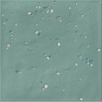 126393 STARDUST PEBBLES TEAL R10 15x15