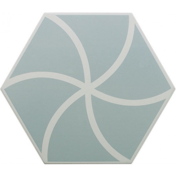 Керамогранит 127009 FANCY WAVES BLUE R10 20x23