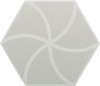127012 FANCY WAVES GREY R10 20x23