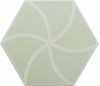 127013 FANCY WAVES MINT R10 20x23
