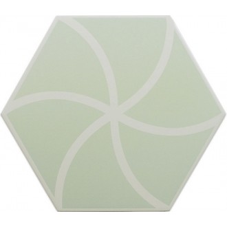 127013 FANCY WAVES MINT R10 20x23