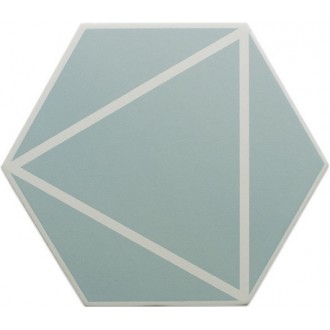 127016 FANCY LINES BLUE R10 20x23