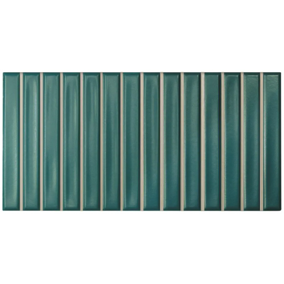 Керамическая плитка 128695 Sweet Bars Teal Matt 12,5x25