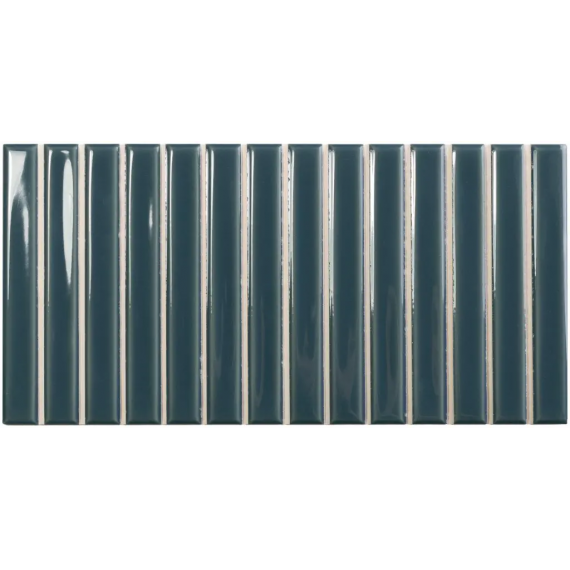 Керамическая плитка 128703 Sweet Bars Peacock Blue 12,5x25